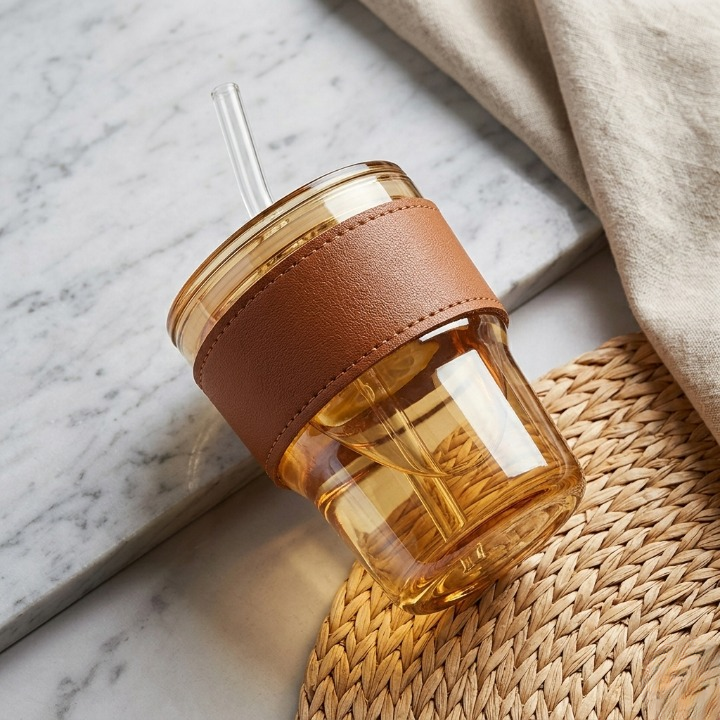 Aesthetic Glass Tumbler