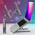 Adjustable Ventilated Laptop Holder &amp; Foldable Portable Laptop Stand