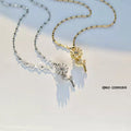 Flower Rotation Pendant Necklace