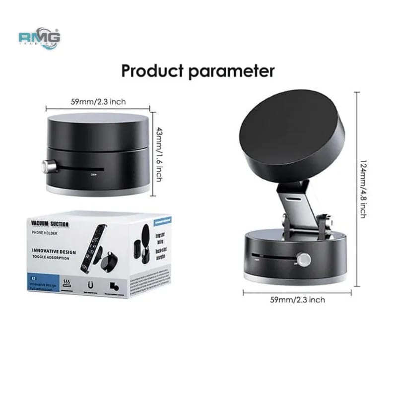 Magnetic Phone Holder Foldable & Adjustable 360° Magnetic Mount for Car, Bathroom, Kitchen, Gym