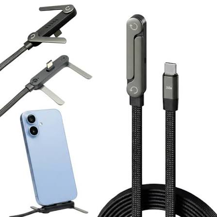 240W 2-in-1 Data Cable With Stand