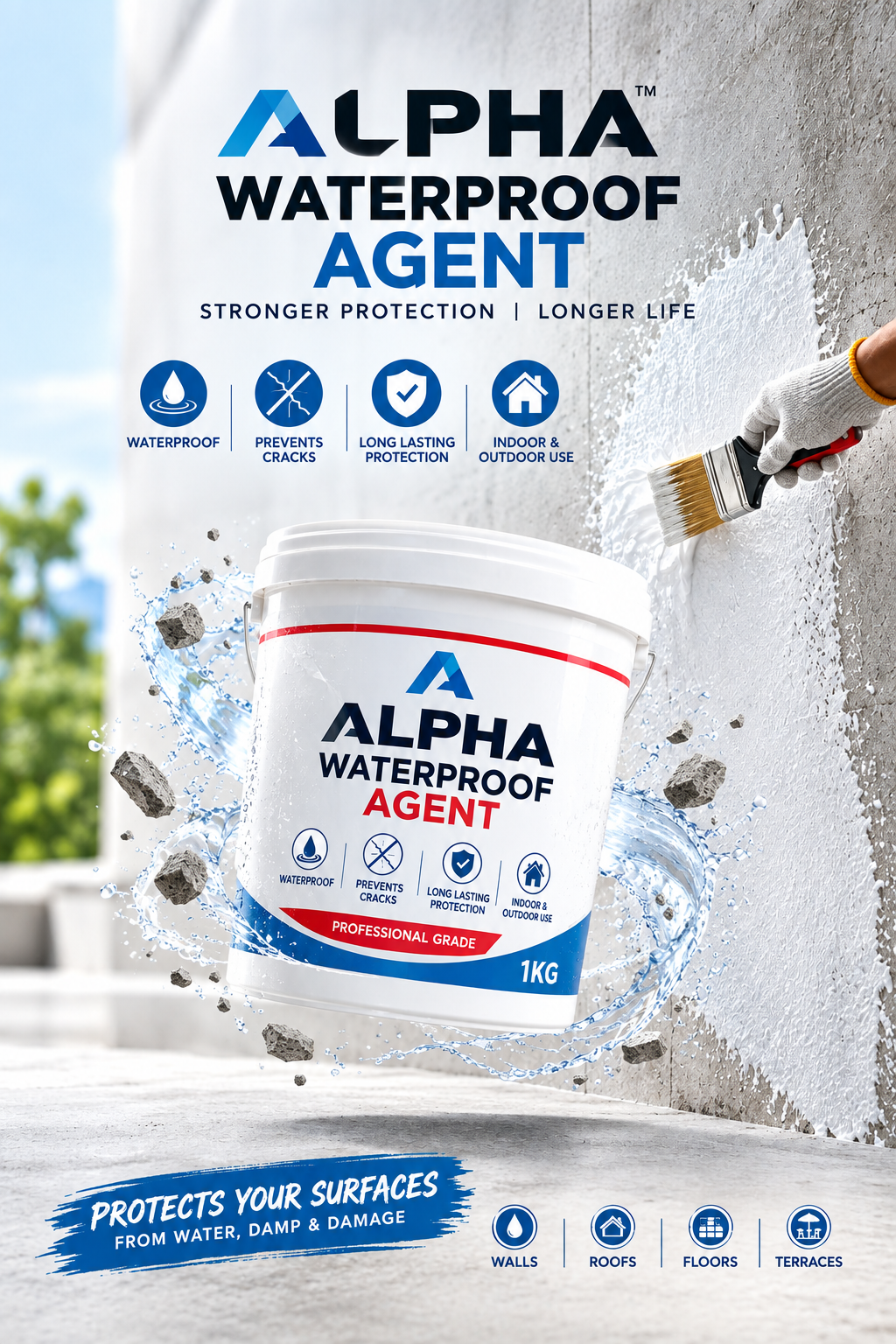 Alpha Waterproof Agent | Best Quality Waterproof Agent