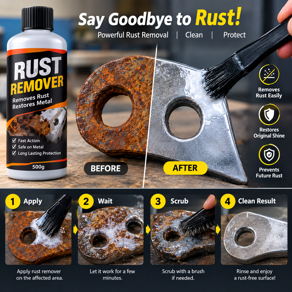 Three Guys Anti-Rust Lubricant Spray – Penetrating Oil Rust Remover And Multi-Purpose