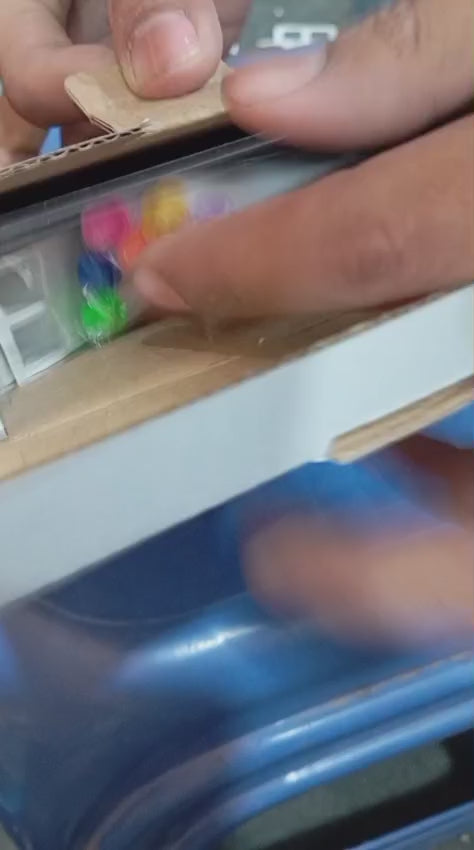 LED Light-Up Writing Board With 7 Marker Acrylic Message Pad with Stand | Colorful DIY Notes & Erasable Neon Pens