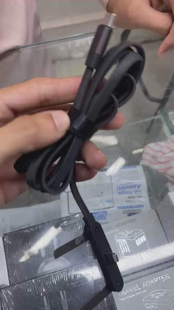 240W 2-in-1 Data Cable With Stand
